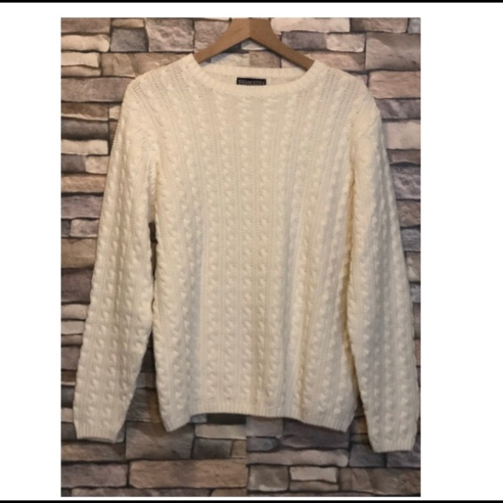 LANDS END White sweater ❄️